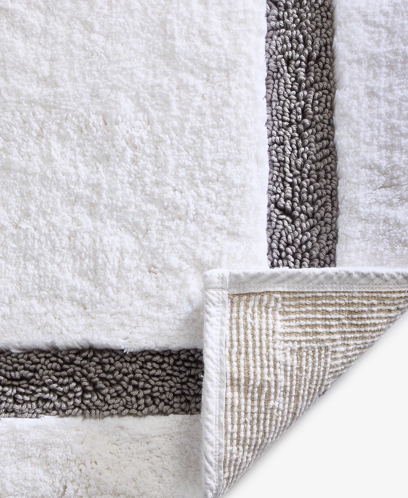Hotel Collection Linea Cotton Bath Rug, 20" x 34"