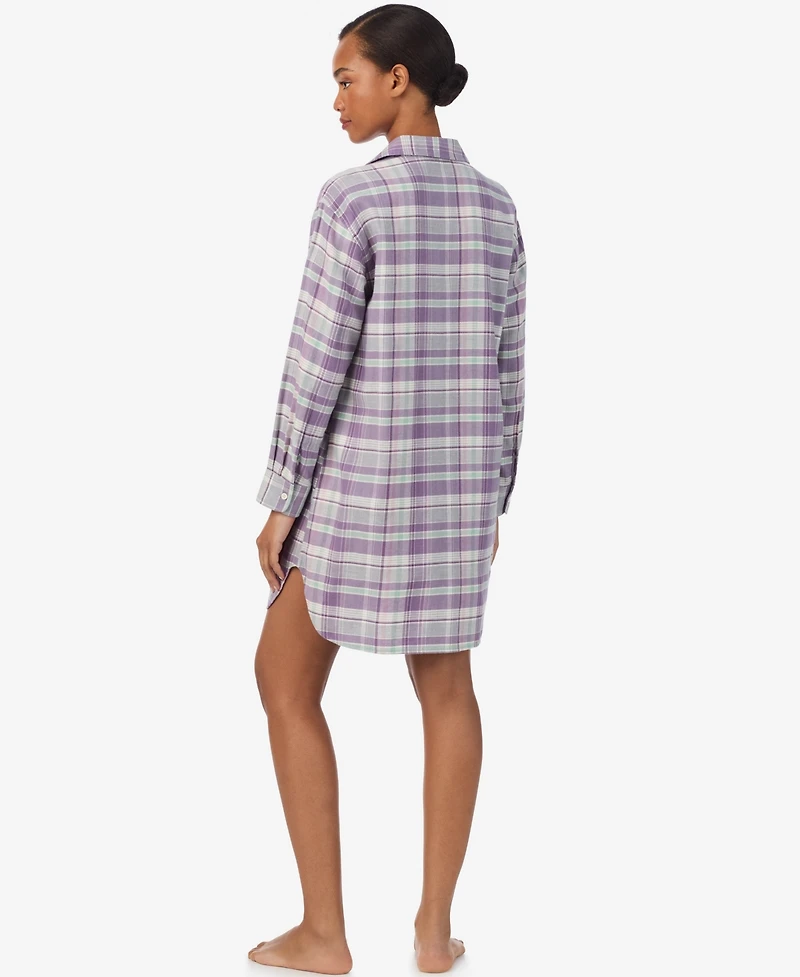 Lauren Ralph Women's Long Sleeve Sleepshirt