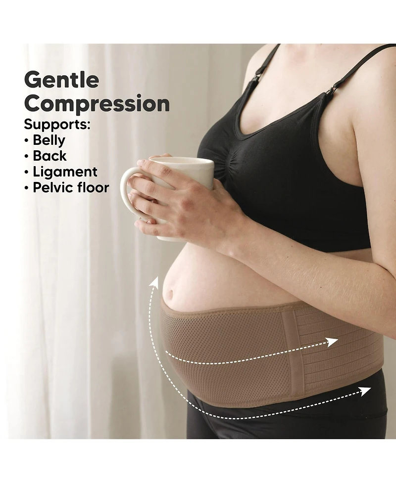 KeaBabies Maternity Belly Band for Pregnancy, Soft & Breathable Pregnancy Support Belt