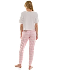Roudelain Women's Ultra-Soft Jogger Pajama Bottoms, Set of 2