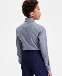 B By Brooks Brothers Big Boys Classic Button Front Shirt