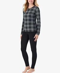 Cuddl Duds Crew Neck Top