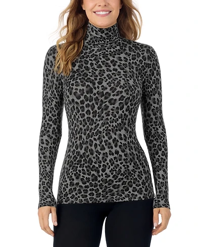 Cuddl Duds Petite Turtleneck Long Sleeve Top