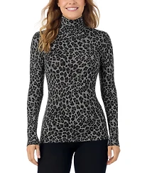 Cuddl Duds Petite Turtleneck Long Sleeve Top