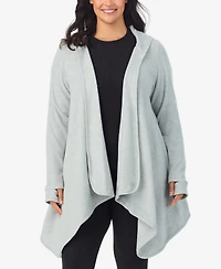 Cuddl Duds Plus Size Hooded Wrap