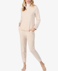 Cuddl Duds x Jennifer Lake Fleecewear with Stretch Cropped Jogger
