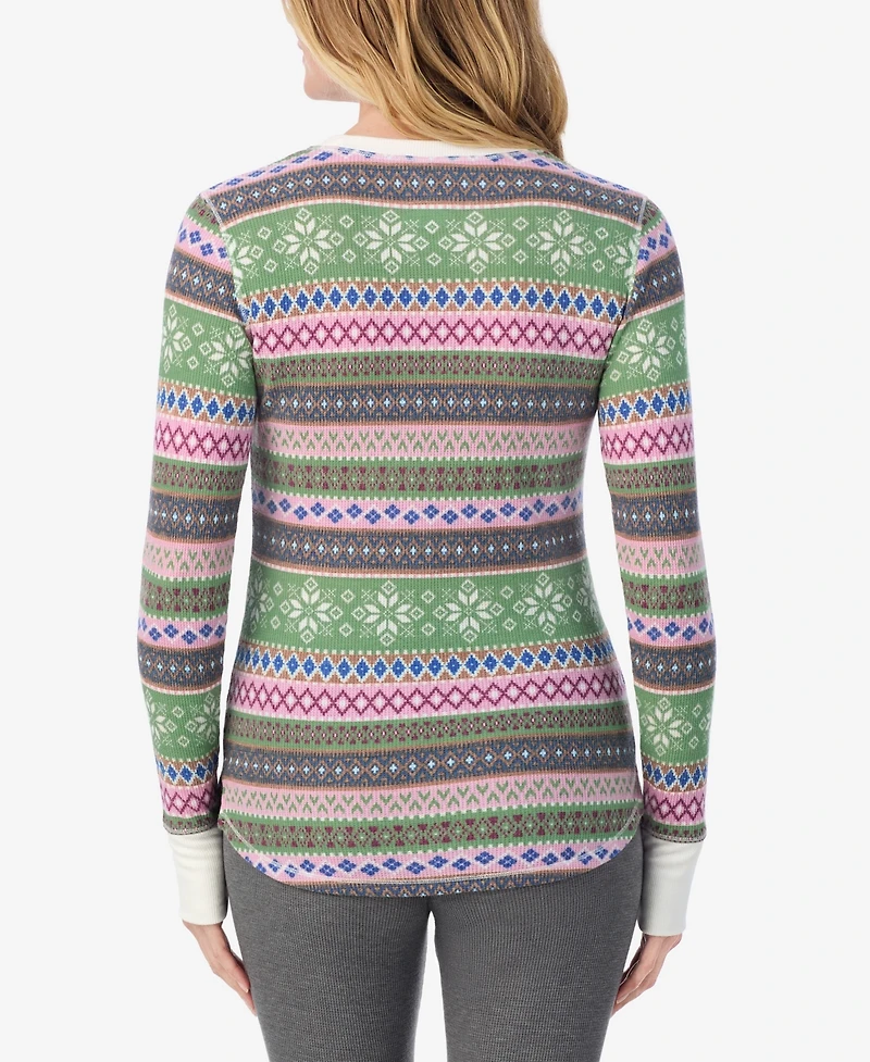 Cuddl Duds Women's Long Sleeve Top