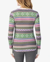 Cuddl Duds Women's Long Sleeve Top