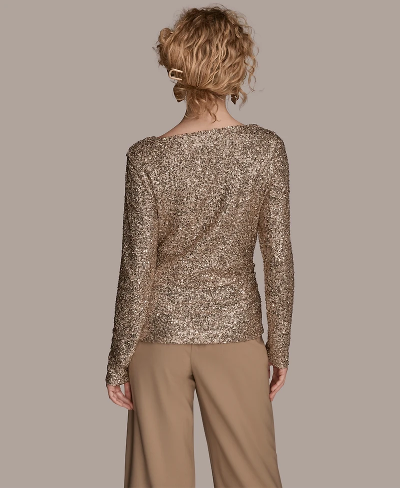 Donna Karan New York Women's Long Sleeve Top