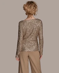Donna Karan New York Women's Long Sleeve Top