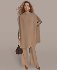 Donna Karan New York Women's Oversized Poncho Tunic Coat