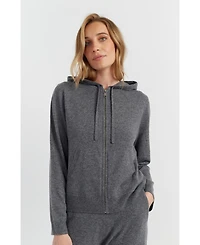 Chinti & Parker Women's Pure Cashmere Zip Hoodie