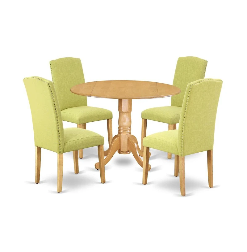 East West Furniture Dining Room Set Oak