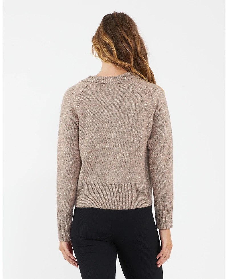 Ripe Maternity Chic Sunday Knit Cardigan Mocha