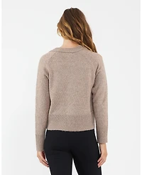 Ripe Maternity Chic Sunday Knit Cardigan Mocha