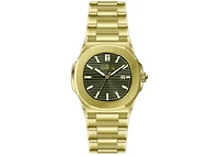Invicta Men's 48518 Speedway Quartz 3 Hand Green Dial Watch