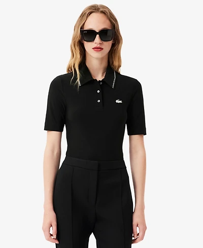 Lacoste Usa Women's Slim Fit Polo Shirt