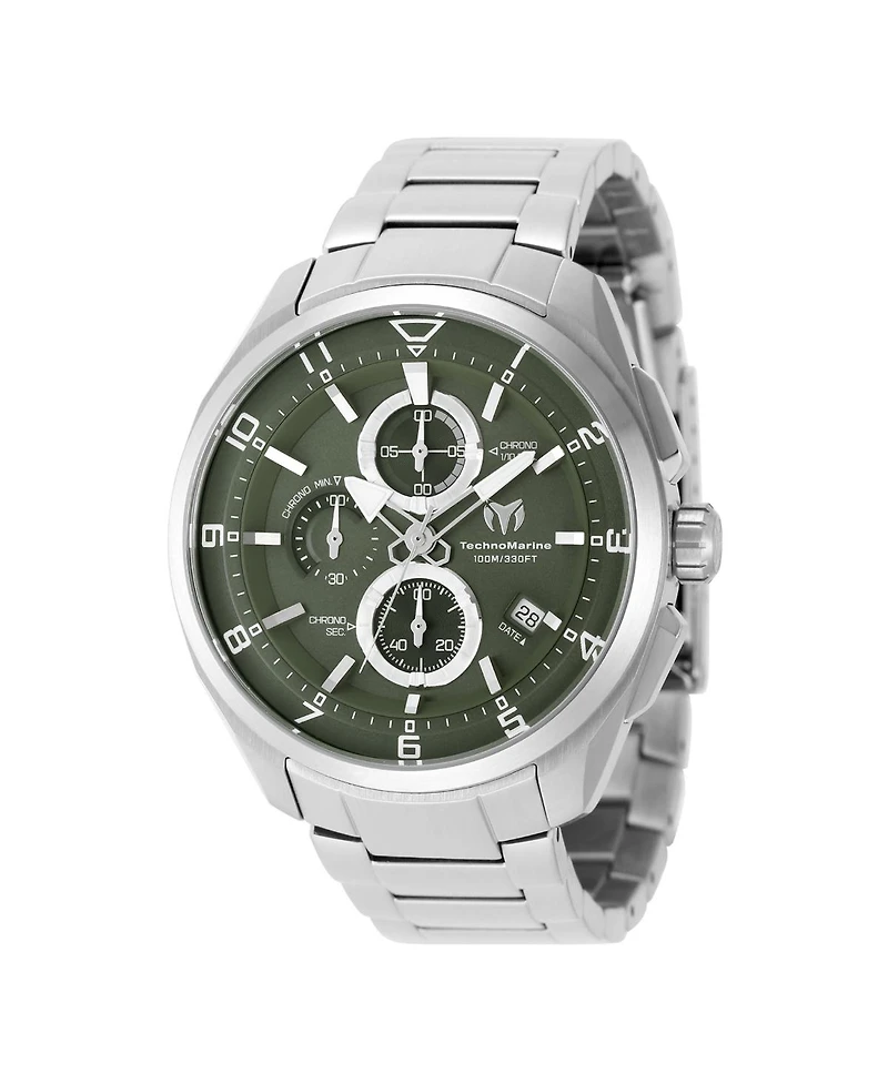 Technomarine Men's Tm-318116 Ocean Quartz Olive Green Dial Watch
