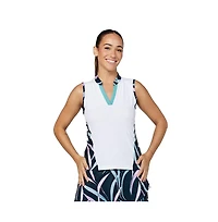 Sofibella Women's Isla Bonita Sleeveless Tennis Shirt