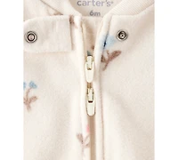 Carter's Baby Girls 2-Way Zip Sleep and Play Coverall