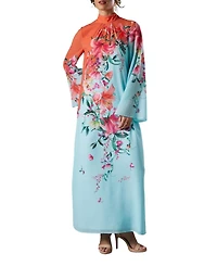 Coast Women's Printed Tie Back Column Maxi Dress