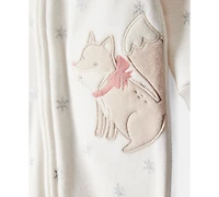 Carter's Baby Girls Fox Zip-Up Sleep and Play Coverall