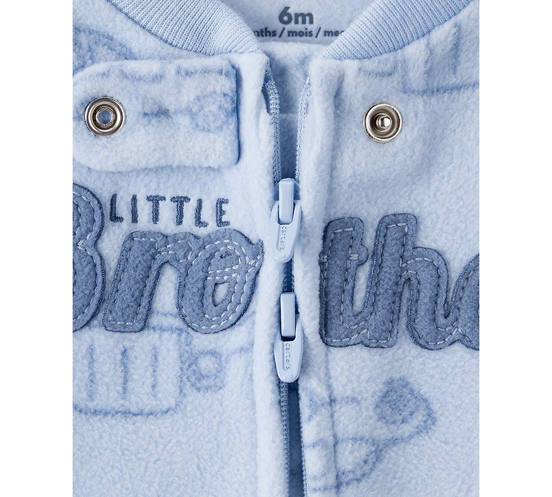 Carter's Baby Boys Fire Truck Zip-Up Sleep and Play Coverall