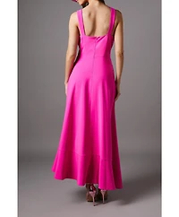 Coast Women's Strappy Crepe Corsage Midi Dress