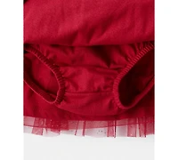 Carter's Baby Girls 2-Piece Long-Sleeve Top and Skirt Set