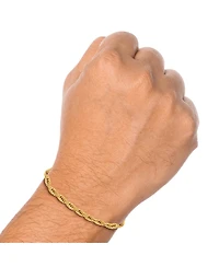 Lucky Brand Mens Gold-Tone Rope Chain Bracelet