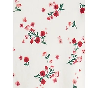 Carter's Baby Girls Floral Zip-Up Sleep and Play Coverall