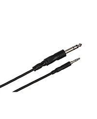 Hosa Technology 2x Stereo Mini Male to Stereo 1/4" Male Cable, 10'