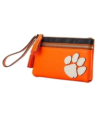 Dooney & Bourke Clemson Tigers Infield Double-Zip Wristlet