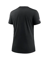Nike Women's Black Carolina Panthers 2024 Nfl Crucial Catch Tri-Blend T-Shirt