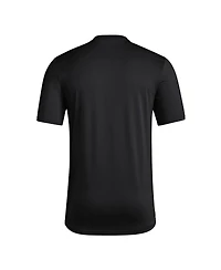 Adidas Men's Black Louisville Cardinals Locker Slogan Pre-Game T-Shirt