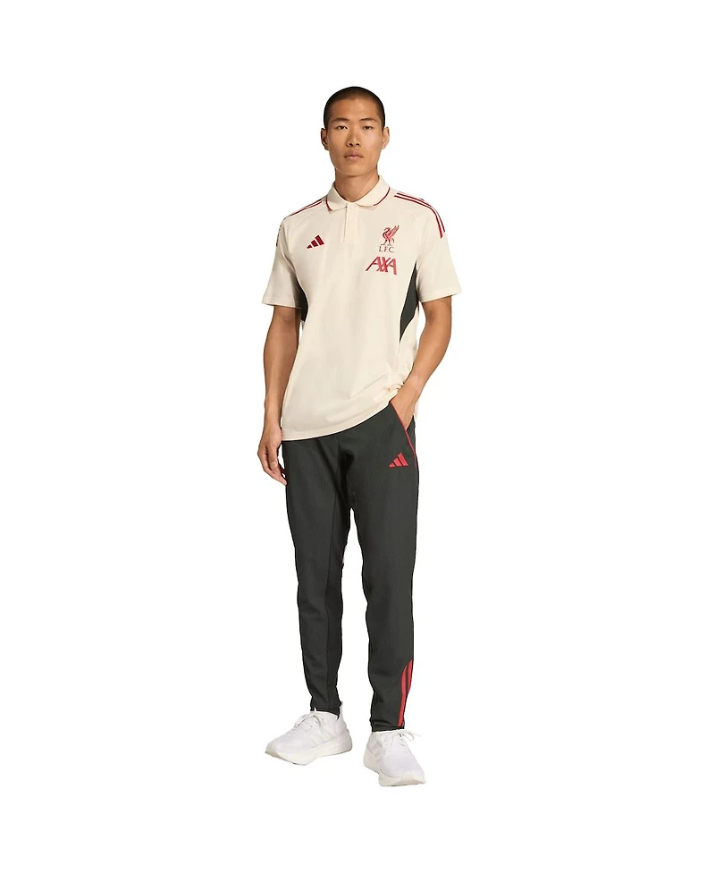 Adidas Men's Cream Liverpool 2025/26 Training Polo