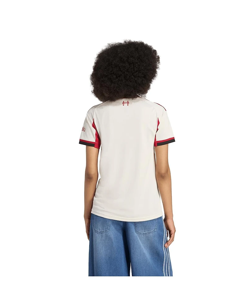 Adidas Women's White Liverpool 2025/26 Away Replica Jersey