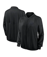 Nike Women's Black Buffalo Bills Raglan Full-Zip Jacket