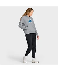 Nike Women's Gray Detroit Lions Sideline Standard Issue Initial Home Dri-fit Hoodie