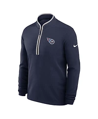 Nike Men's Navy Tennessee Titans Lightweight Victory Performance Half-Zip Pullover