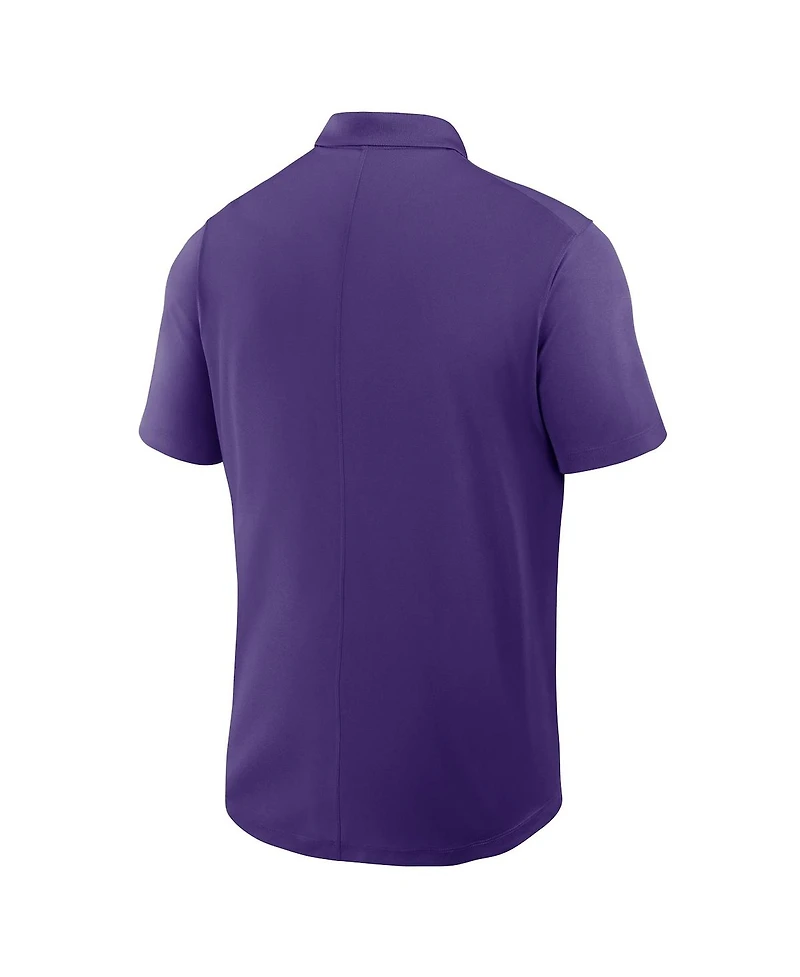 Nike Men's Purple Minnesota Vikings Rewind Victory Performance Polo