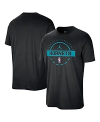 Nike Men's Black Charlotte Hornets Authentic Practice T-Shirt