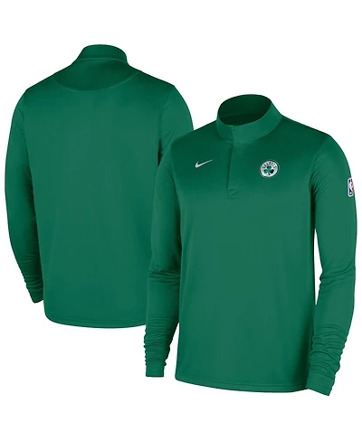 Nike Men's Kelly Green Boston Celtics 2025/26 Authentic Coaches Quarter-Zip Pullover Jacket