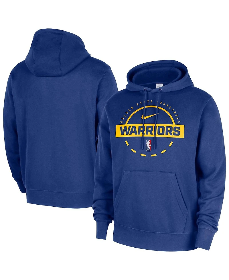 Nike Men's Royal Golden State Warriors 2025/26 Authentic Practice Club Pullover Hoodie