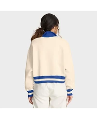 Nike Women's Cream/Royal Kentucky Wildcats Legacy Half-Zip Sweatshirt