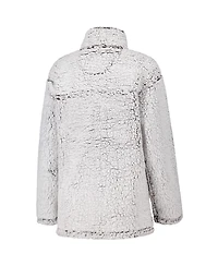 G-iii 4Her by Carl Banks Women's Gray Cleveland Browns Sherpa Full-Zip Jacket