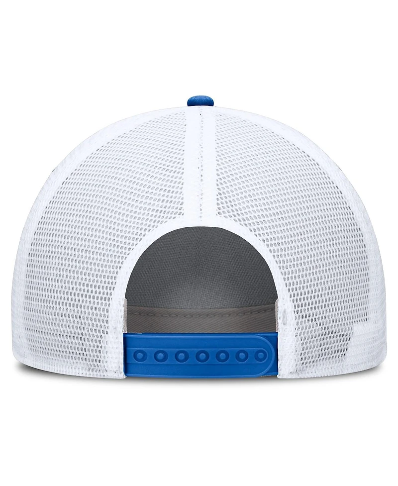 Jordan Men's Blue/White Ucla Bruins 2025 On-Field Rise Engineered Trucker Adjustable Hat