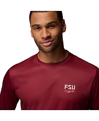 Columbia Men's Garnet Florida State Seminoles Phg Terminal Shot 3-Hit Long Sleeve T-Shirt