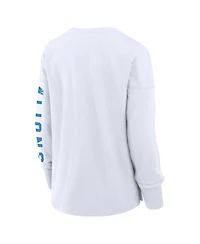 Fanatics Women's White Detroit Lions Hometown Legacy Long Sleeve T-Shirt