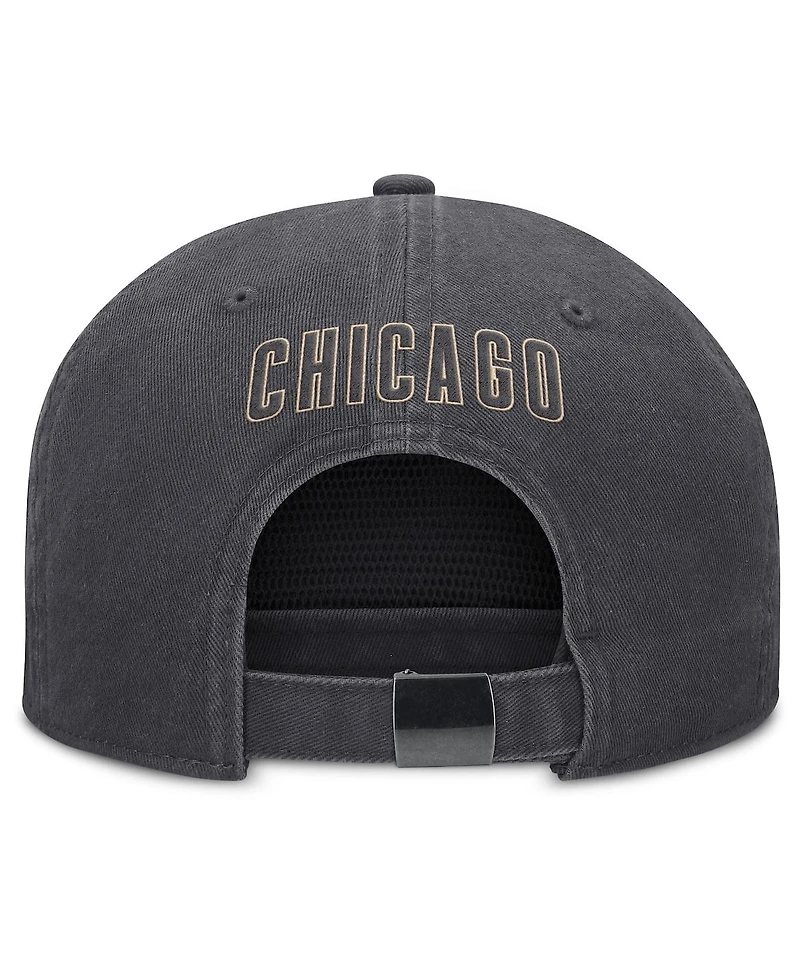 Nike Men's Anthracite Chicago Cubs Monotone Pro Adjustable Hat